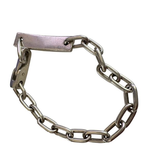 Gucci Sterling Silver ID Bracelet - Picture 5 of 10